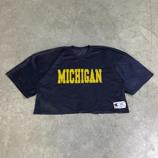 Michigan Champion Cropped Jersey Size 2XL