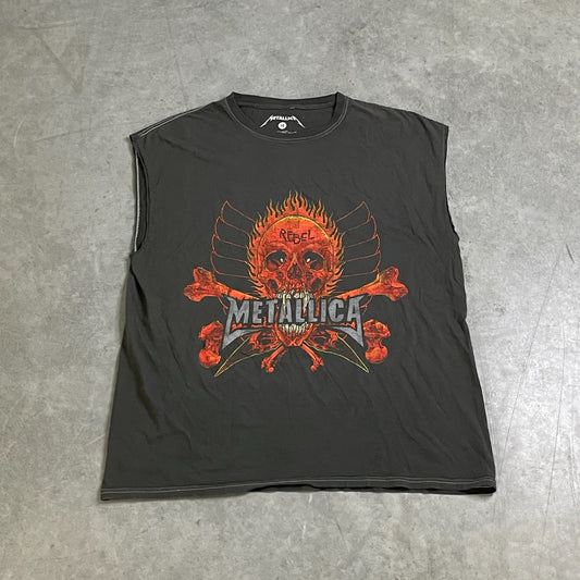 Modern Sleeveless Metallica T Shirt Size Large