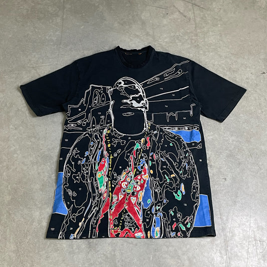 1990s Ak:cess Hip Hop Colors Notorious B.I.G T Shirt Size 3XL